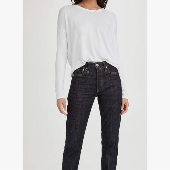 Rag & bone basic Long Sleeved Pullover Shirt White Size XS - Picture 4 of 15